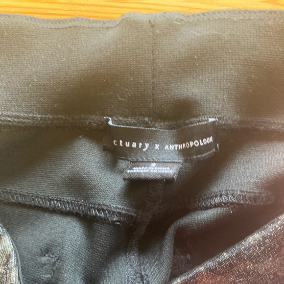 Anthropologie x Sanctuary Runway Shimmer Leopard Print Pants Size Small - Picture 9 of 10